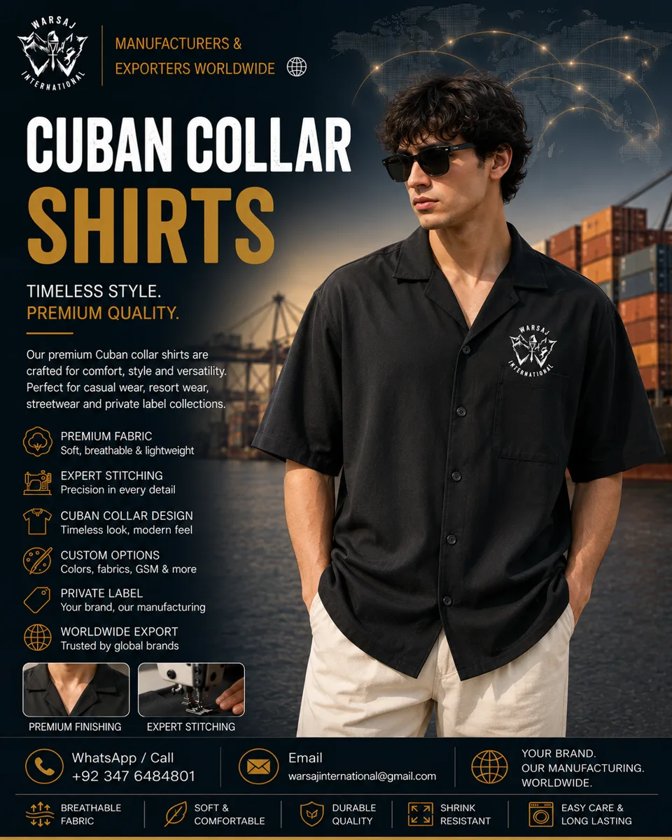 Cuban Collar Shirts