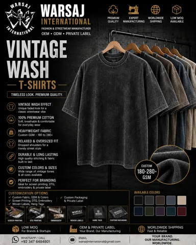 Vintage Wash T Shirts