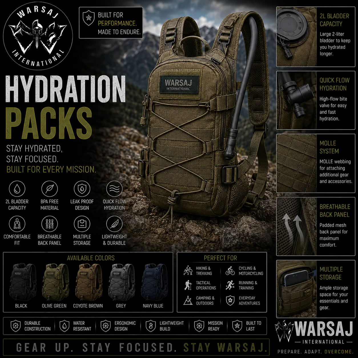 Hydration Packs