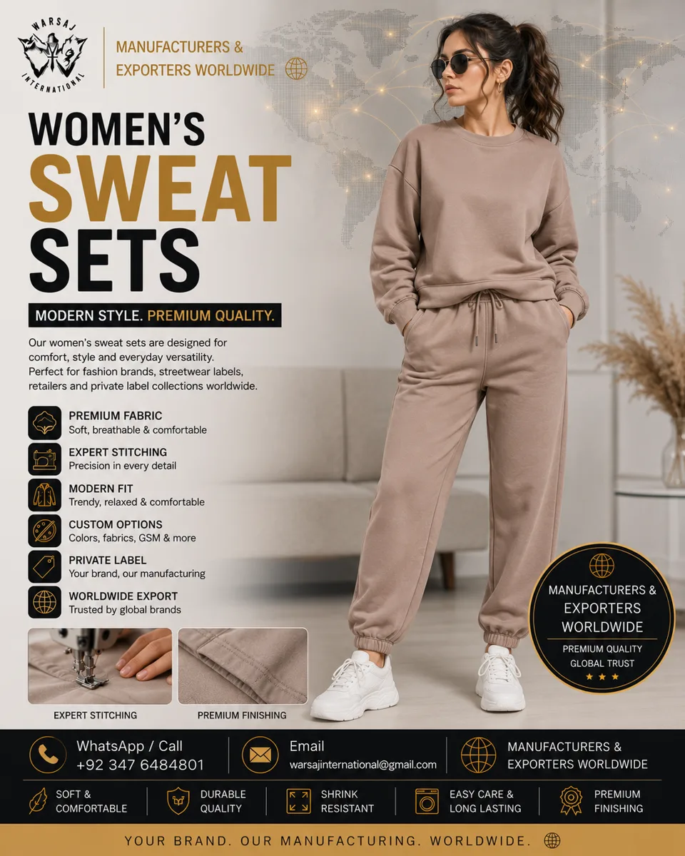 Women'S Sweat Sets